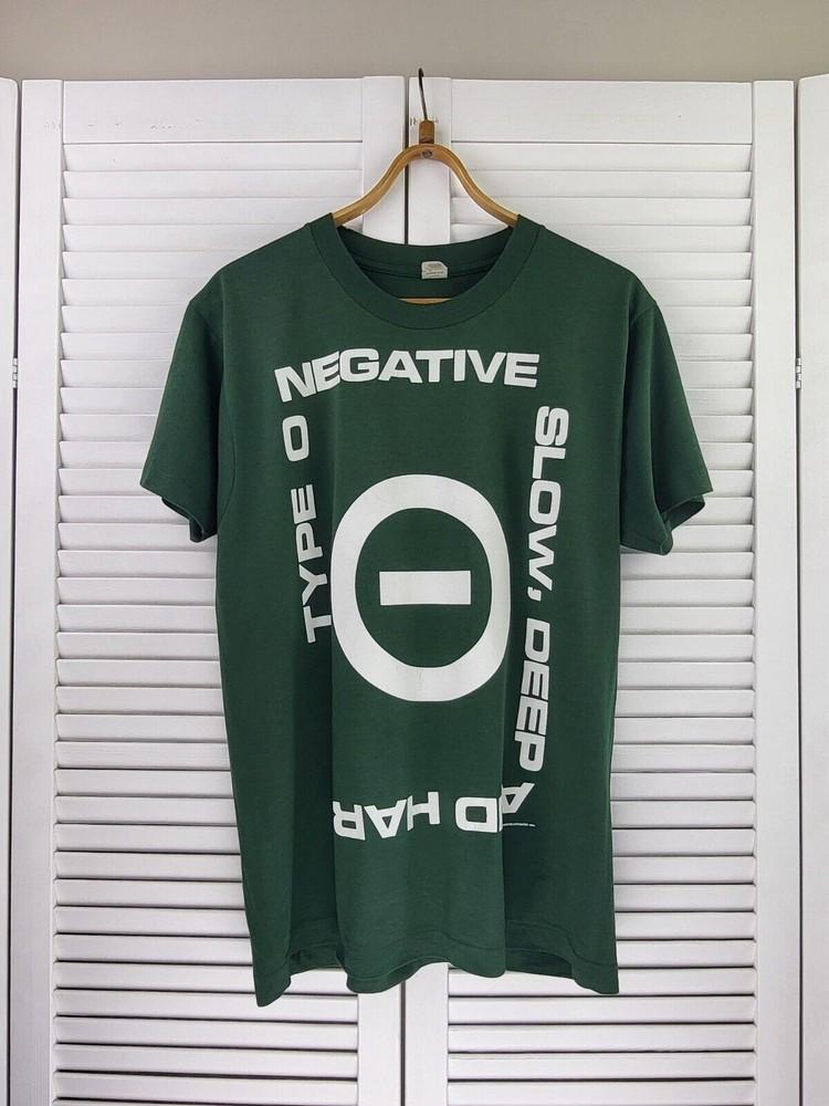 Vintage Type O Negative T-Shirt, Deep, Slow And Hard Reprint AN48231 Unisex T-Shirt M
