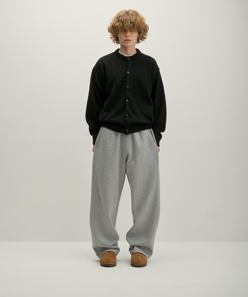 GNOK Curved Wide Sweatpants [Melange]