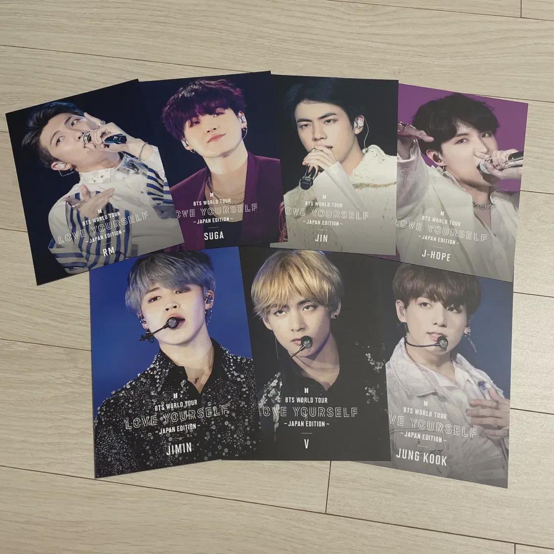 

BTS Rubsell Japan Японское издание Blu-ray Открытка
