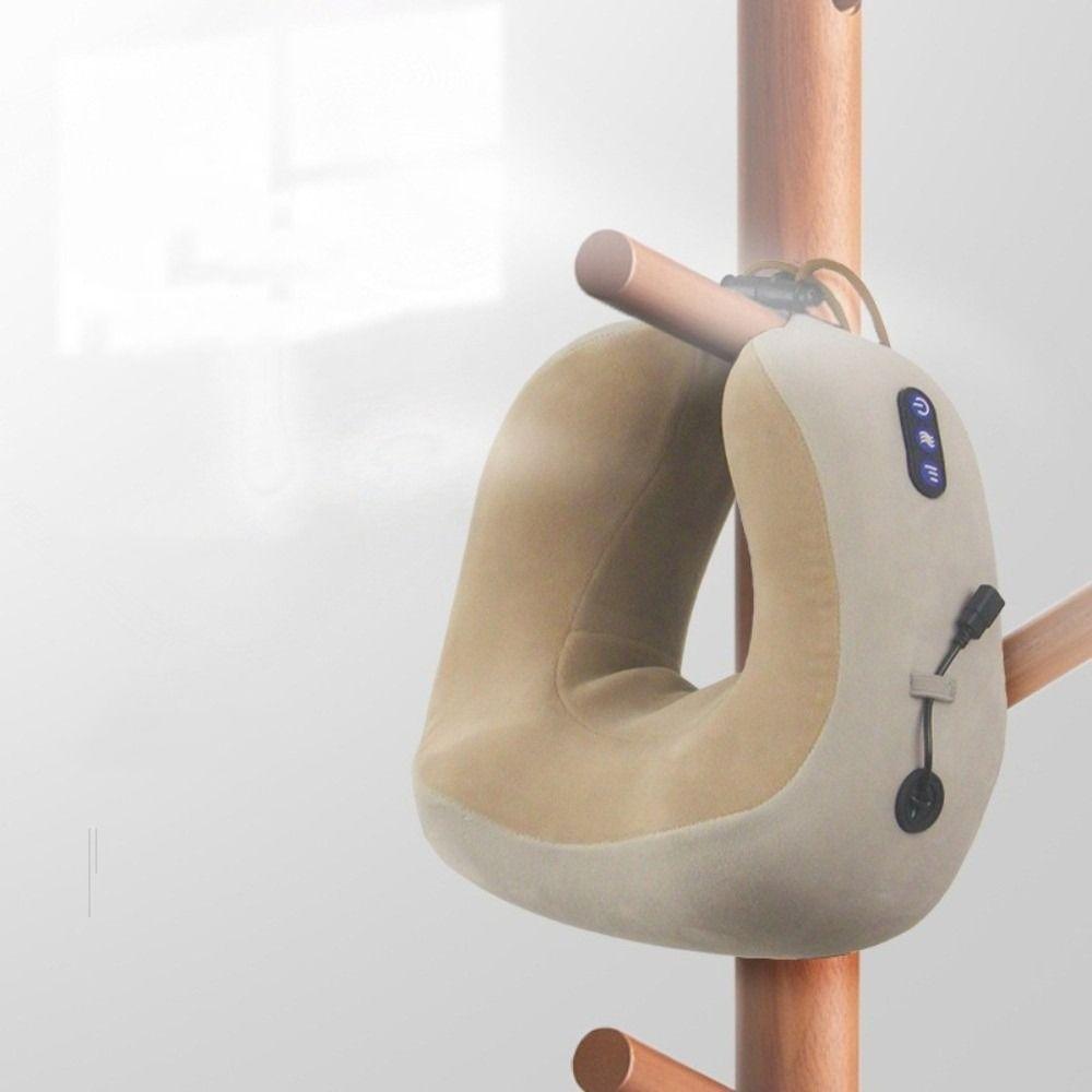 Heating Function Electric Neck Massager Intelligent Kneading Massage Pillow  Neck Protection