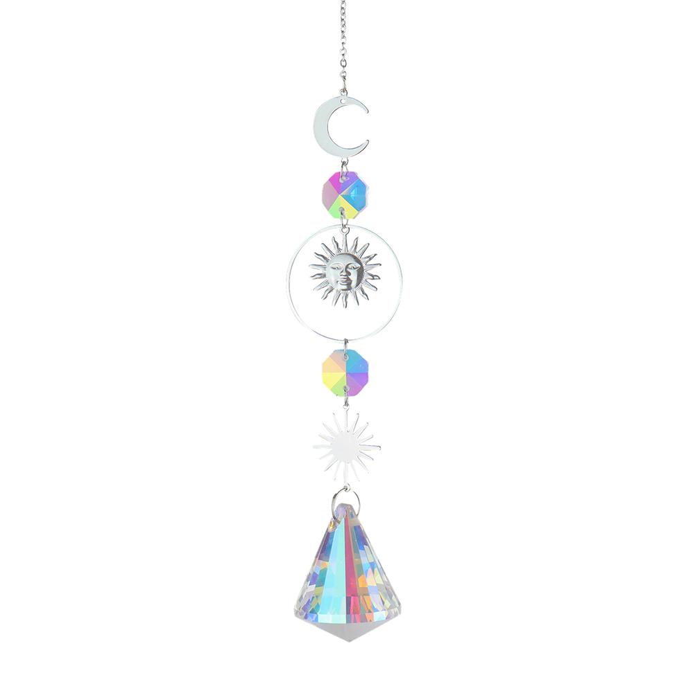 

Windchime Sparkling Catcher with AB Coating Crystal Wind Chime Crystal Wind Chimes Suncatcher Home Decor Gifts for Window Car