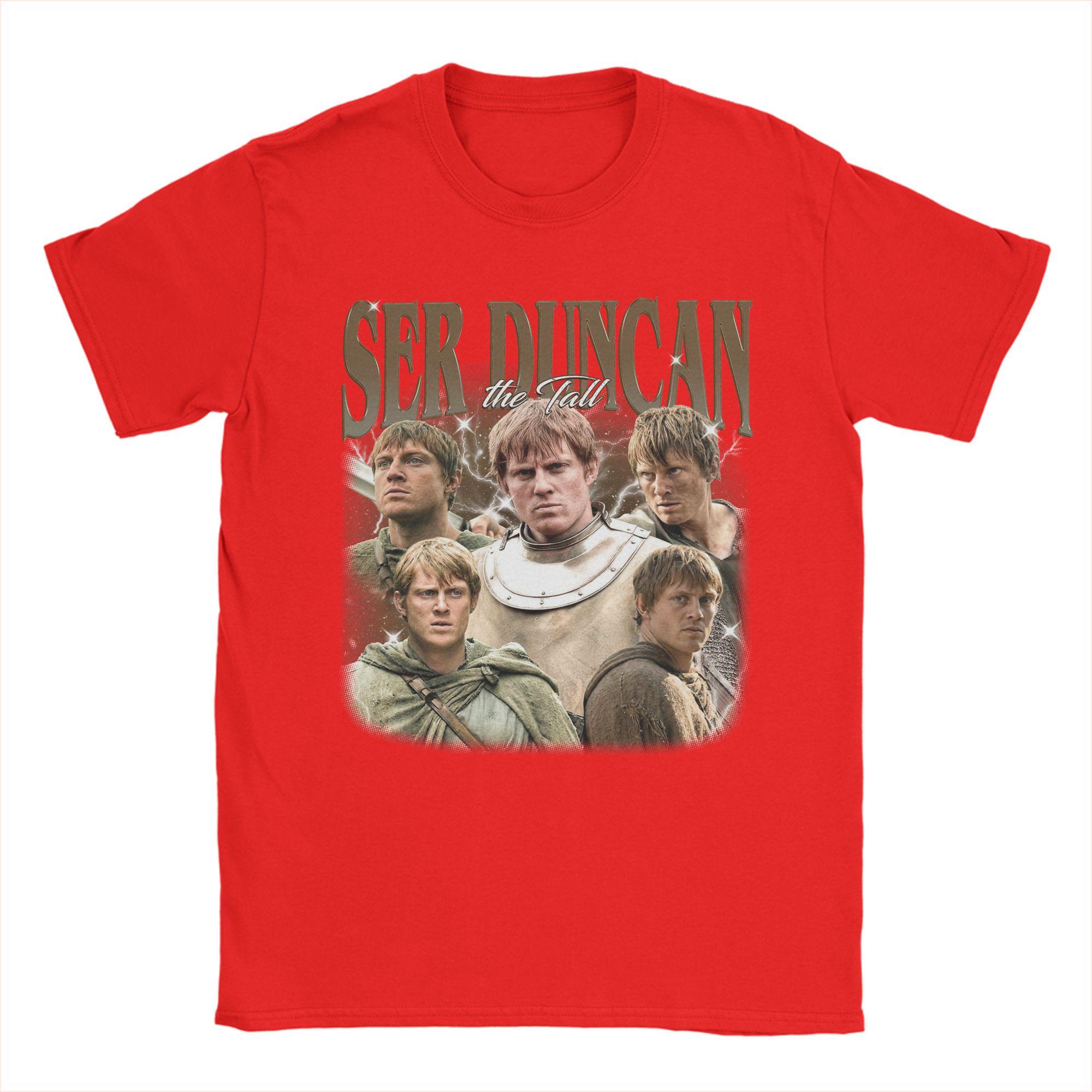 

Mens TShirts Ser Duncan A Knight Of The Seven Kingdoms Pure Cotton Tee Shirt Short Sleeve T Shirts Round Neck Clothes Party S