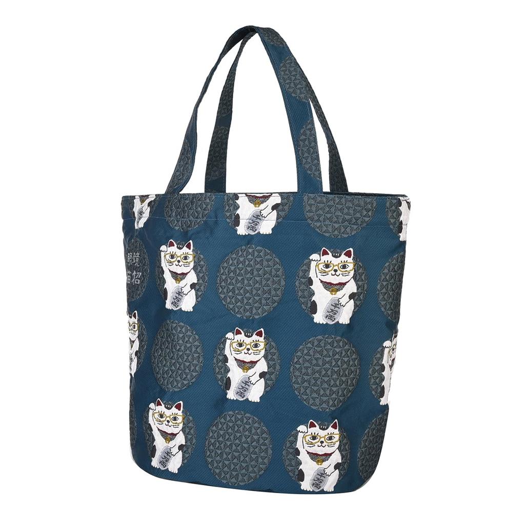 Kusguru Japan Gobelin Tote Bag, Women's, 258170, Blue-Green