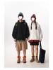 Unisex Embroidered National Trend One-Shoulder Hoodie - Autumn/Winter Loose Fit, Versatile Casual Top