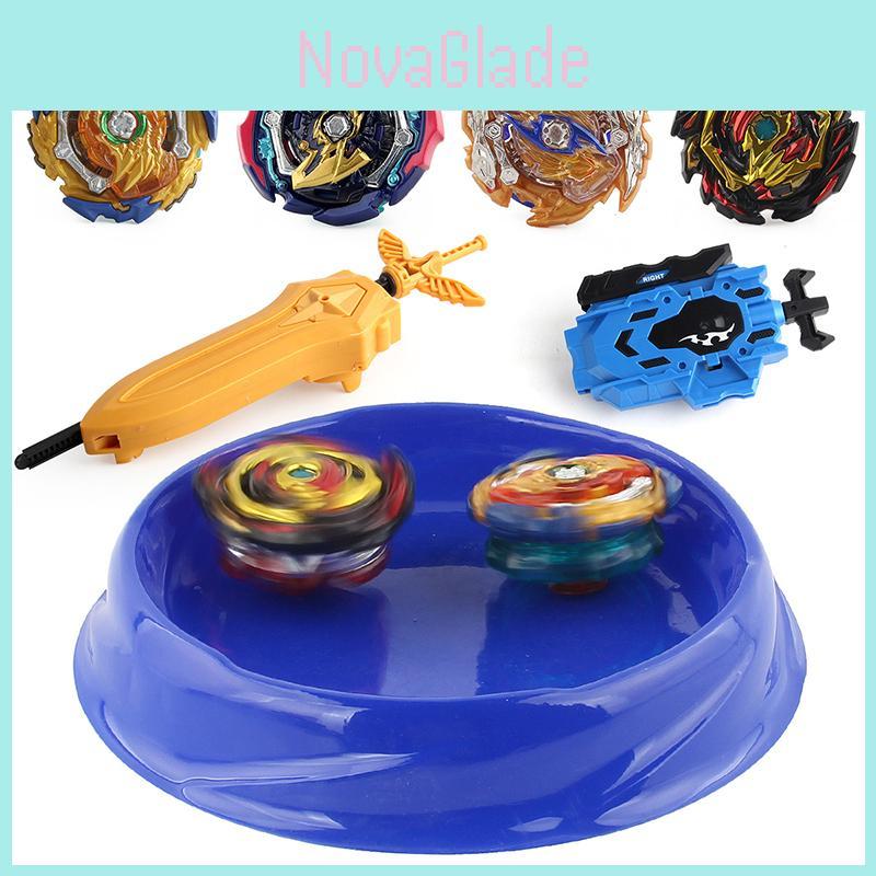 Thrilling New Burst Beyblade Set With Grip Wired Ruler Launcher For Kids