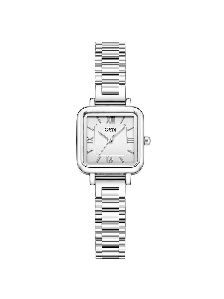 College Style Small Sugar Cube Female Watch Student Retro Temperament High Value Waterproof Quartz Watch