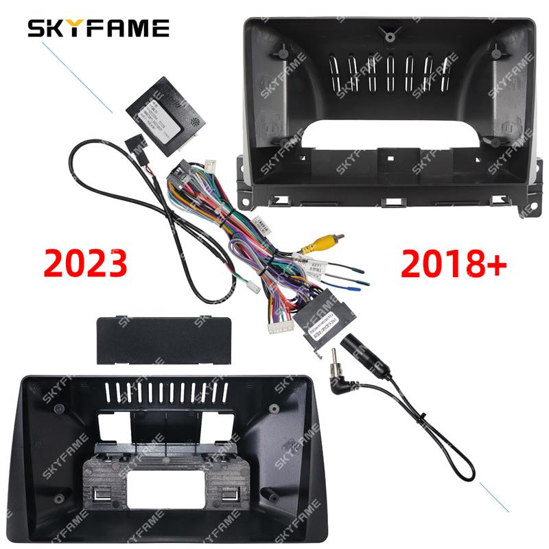 SKYFAME Car Frame Fascia Adapter Canbus Box Decoder Android Radio Dash Fitting Panel Kit For Great Wall Wingle 7