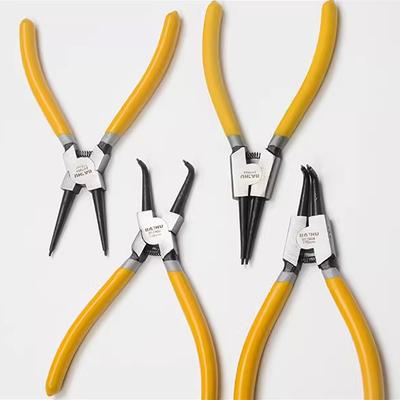 Tragbare 7-Zoll Innen-Außen-Zange Sprengringe Kohlenstoffstahl Multifunktionale Snap-Ring Seegerringzange Für Handwerkzeug