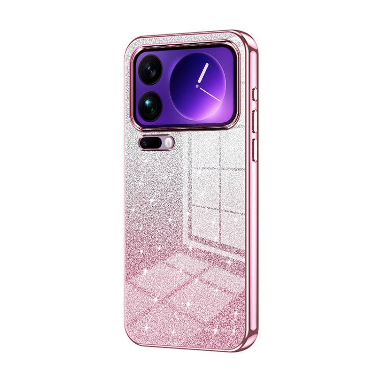 Gradient Glitter Powder Electroplated Phone Case