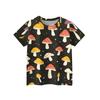 Kinder bedrucktes Rundhals Kurzarm Freizeit-T-Shirt