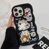 Pouzdra na mobilní telefony pro iPhone 11 13 XR 15 Pro Max 12 14 Pro Max Pouzdro pro iPhone 16 7 Plus 8 Plus XS Max 15 Plus Macaron Cartoon Roztomilé proti pádům Voděodolné