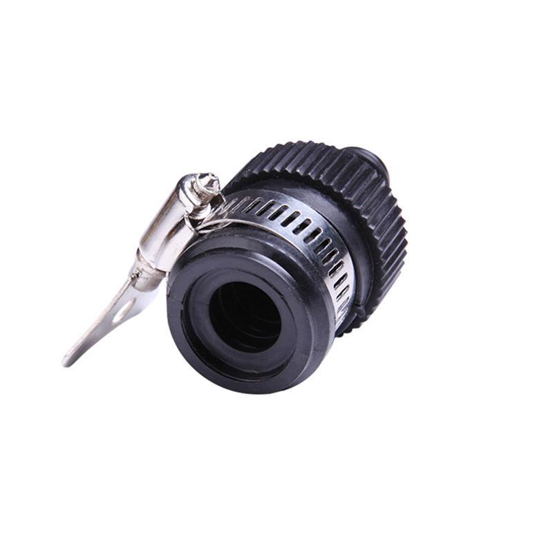 Rubber Faucet Universal Connector with Metal Clamp Handle Tap Water Inlet Hose Adapter