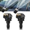 2Pcs Car Windshield Wiper Washer Spray Nozzle Fits Most Car Models Car Dual Holes Windshield Washer Nozzle Water Spray New