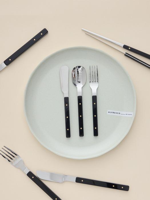 ABLV Able B Color Handle Cutlery Dinner Set Blue