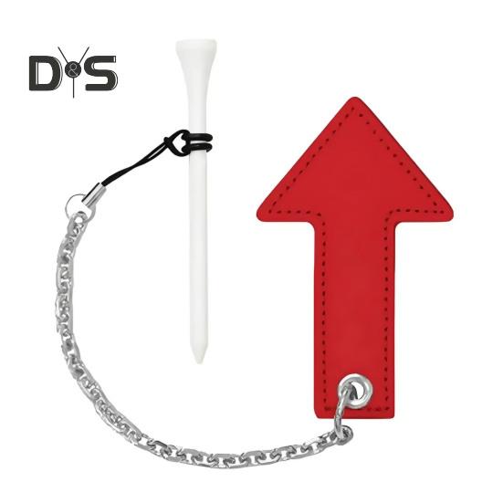 

Т-образные клюшки для гольфа с цепью, высокая устойчивость, компактный дизайн, легко носить с собой, прочные клюшки для гольфа, аксессуары для обучения замаху в гольфе красный