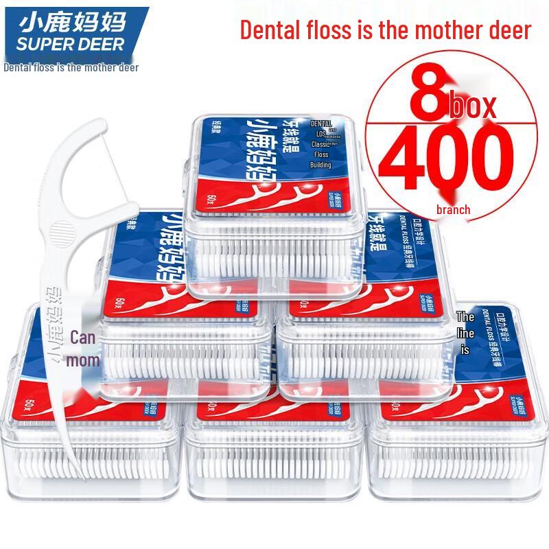 

Little Deer Mom High Smooth Dental Floss Sticks