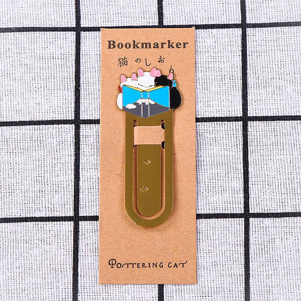 Metal Kawaii Cartoon Bookmark Wacky Bookmark Student Gift
