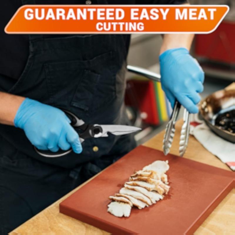 Foarfece de bucătărie multifuncțională cu capac - Foarfece de bucătărie pentru alimente Foarfece de rezistență Foarfece de pasăre pentru carne de pește