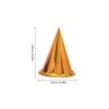 18Pcs Party Cone Hats Glittering Tassel Edge Hard Paper Elastic Band Comfortable Birthday Hats for Adults Festival