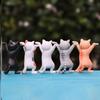 11 Models Dancing Cat Figure Decoration Animation Cat Model Fashion Toy Enchanting Cat Capsule Toy Doll Cake Decoration
