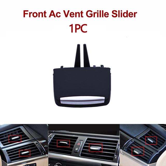 Front Rear Fresh Air Conditioning AC Vent Grille Slider Clip Repair Kit For BMW X5 X6 E70 E71 E72 2007-2014