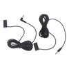 Car Audio Clip Microphone 3.5mm Jack Plug Wired External Mini Mic Overhead Console For Golf Aftermarket Android Multimedia