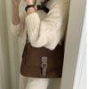 Matte Leather Large Capacity Handbag Female Underarm Shoulder Bag Fashion Messenger Crossbody Bags For Women Luxury Design Totes Quality