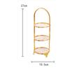Iron Cake Stand Display Plate Decoration Luxury Display Tower Cupcake Stand for Tea Party Kitchen Dessert Cupcake Cookies