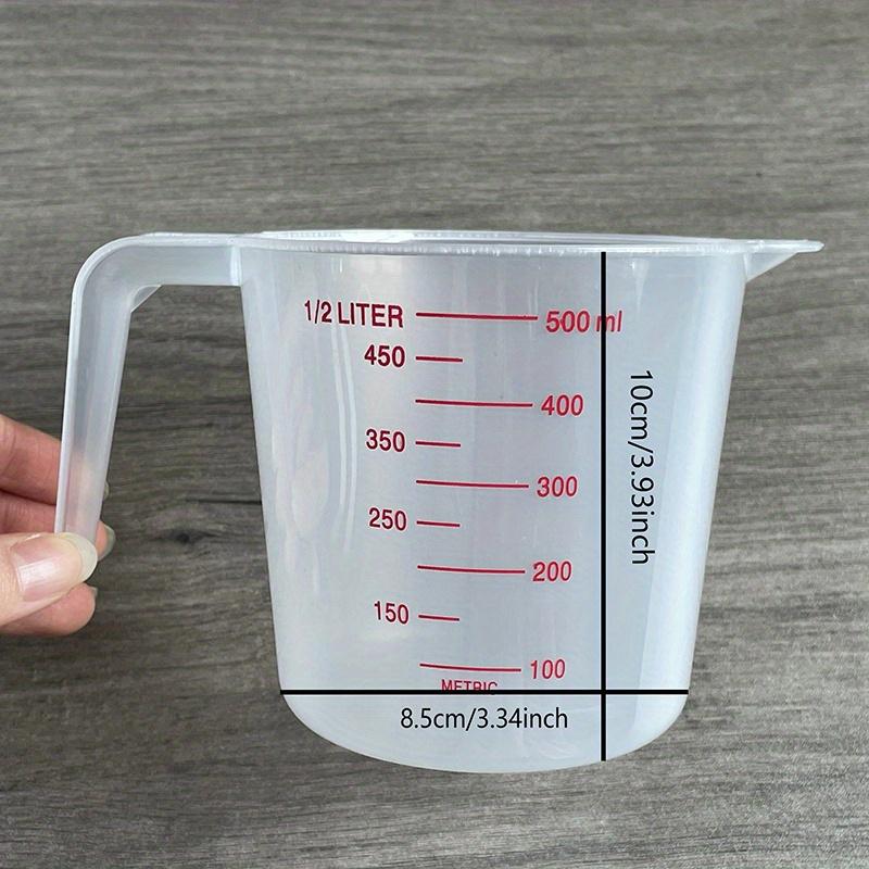 2505001000Ml Plastic Measuring Cups Highly Transparent Measuring Cups With Scale Kitchen Baking Weighing And Measuring Tools