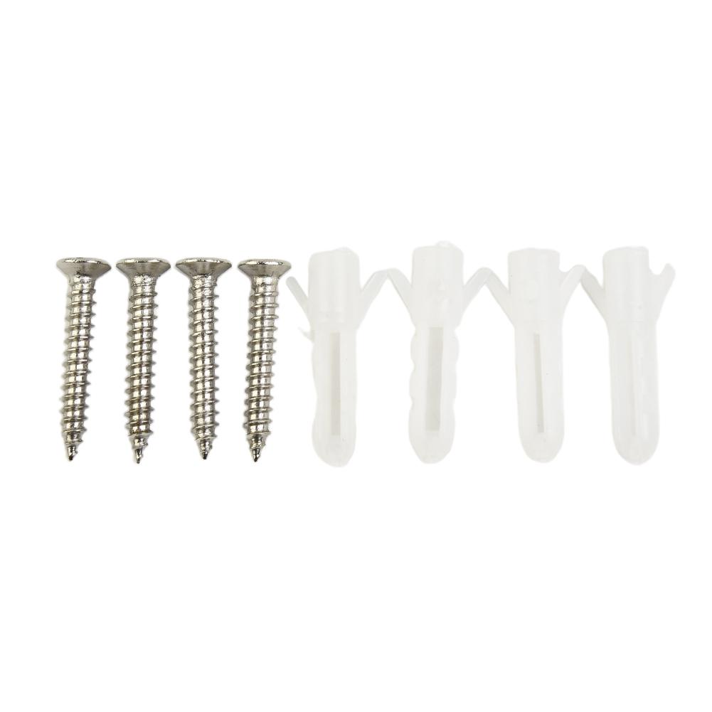 Heat-resisted Bathroom Glass Spring Loaded Clips Ridged Clips 32mm*24mm*5mm 4-6mm Range 4pcs Adjustable Heavy-duty