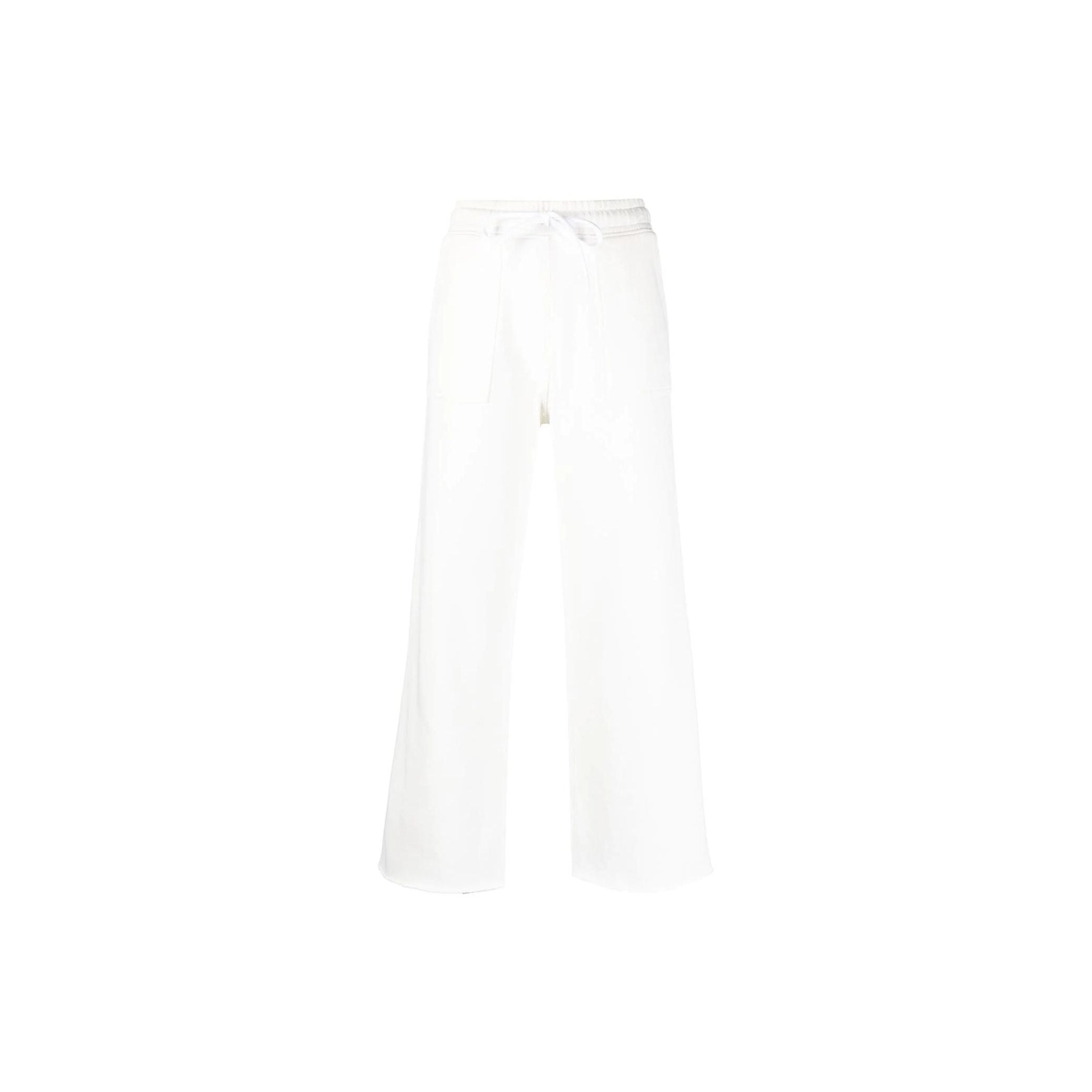 

Polo Ralph Lauren SS23 Solid Drawstring Waist Casual Sports Pants Women pants White 211892616-002 M