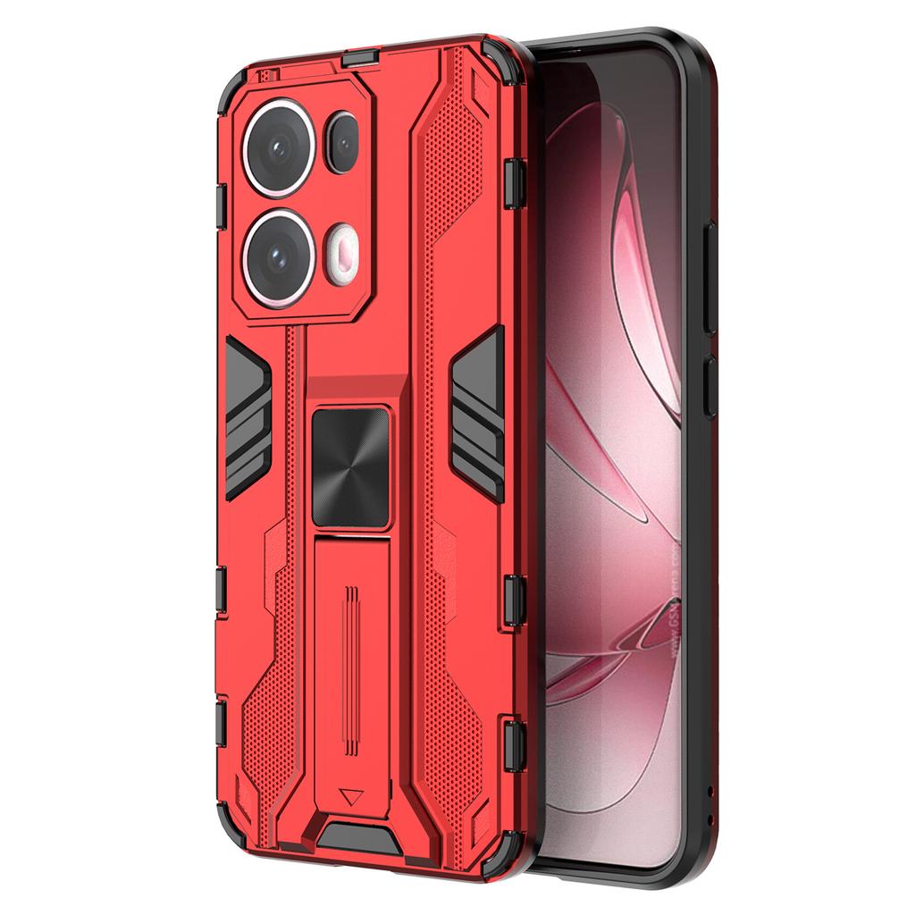 For Oppo Reno13 Pro 5G Case PC + TPU Shockproof Phone Cover with Kickstand