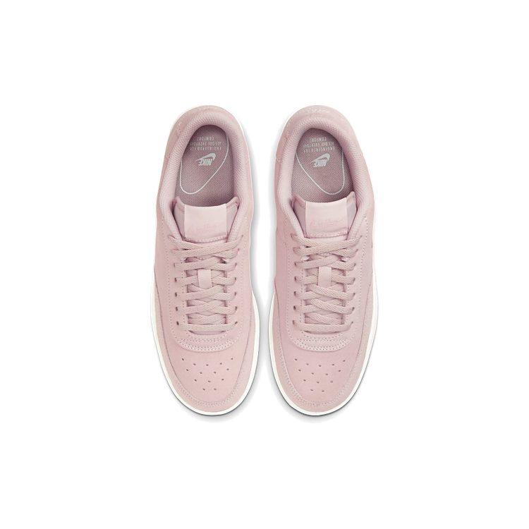 Nike Court Vintage Artificial Leather Slip Resistant Abrasion Resistant Low Top Skateboard Shoes Women's Pink White CZ7930-600
