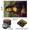 Maxrenard Jigsaw Puzzle 1000 Pieces For Adult Mona Lisa Famous Painting Toy Environmentally Friendly Paper Christmas Gift Toy