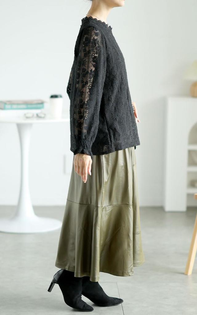 Gold Japan Plus Size Lace Long Floral Perfect for and Size Black Women's Blouse, Sleeves, Button-Down Lining, Print, Commuting, Fall, Winter, Spring,