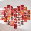 2026 Spring Festival New Year Decoration: 30-Piece Festive Photo Background & Wall Sticker Set