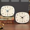 Mute Small Table Clock Household Vintage Desktop Decoration Bedroom Children's Students Creative Wake-up Device Desk Alarm Clock