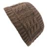 Women Solid Color Knit Topless Wool Hat Warm Winter Skullies Beanies Snow Cap
