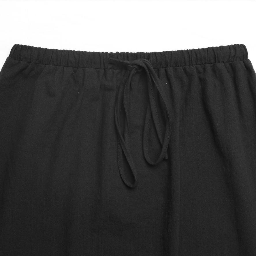 YYFS Women's Solid Color Print Casual Summer Spring Skirts