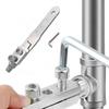 Home Plumbing Repair Screw Extractor Broken Bolt Remover Specialty Tool Stainless Steel Construction Rust-resistant Finish