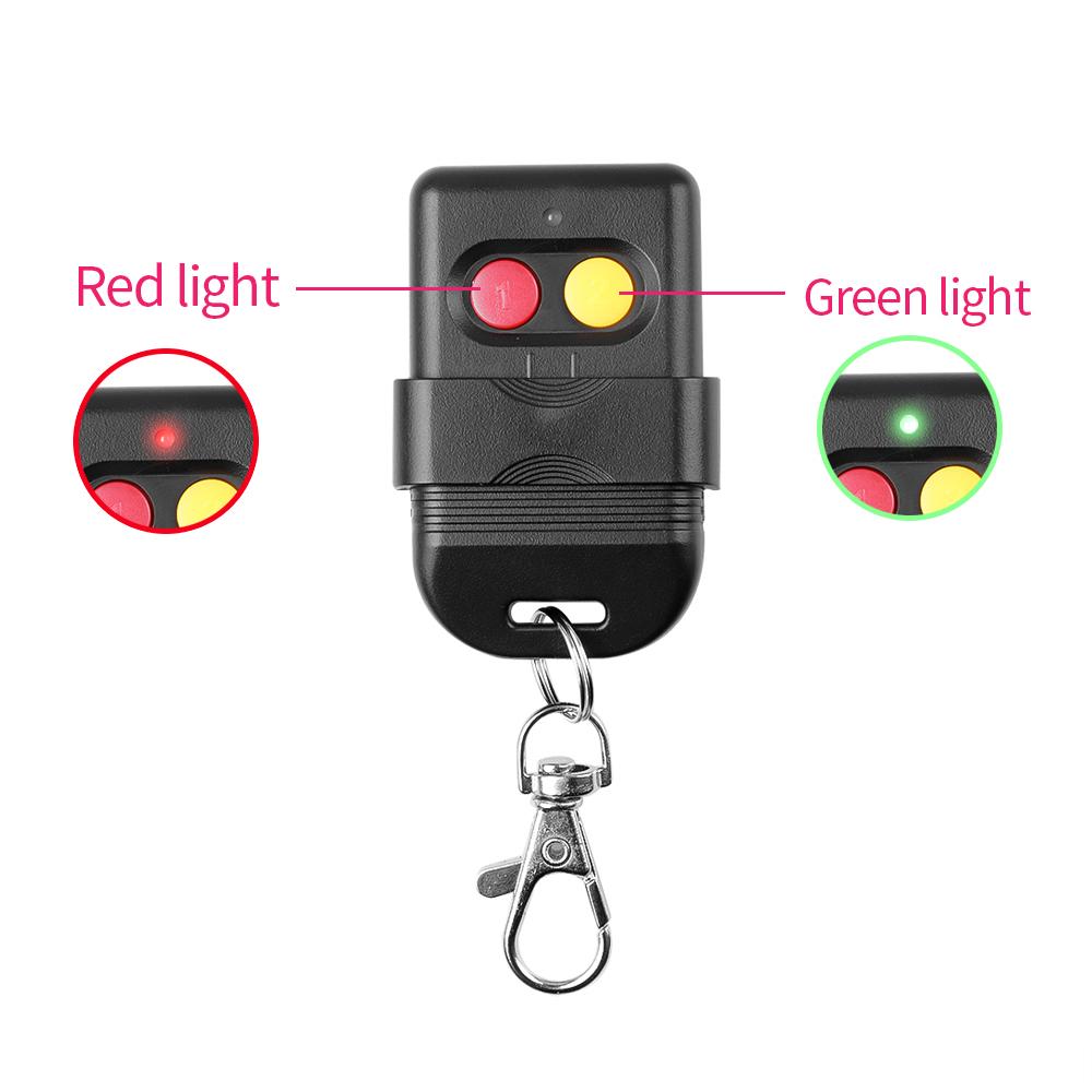 433MHz 330MHz  2 Keys RF Wireless Remote Control 8 Dip Switch Auto Gate For Gate Garage Door Opener Universal Remote Control