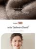 Autumn/Winter 2025 Women's Ribbed Cashmere Hoodie - Thick, Elegant, Solid Color, Warm Base Layer Sweater