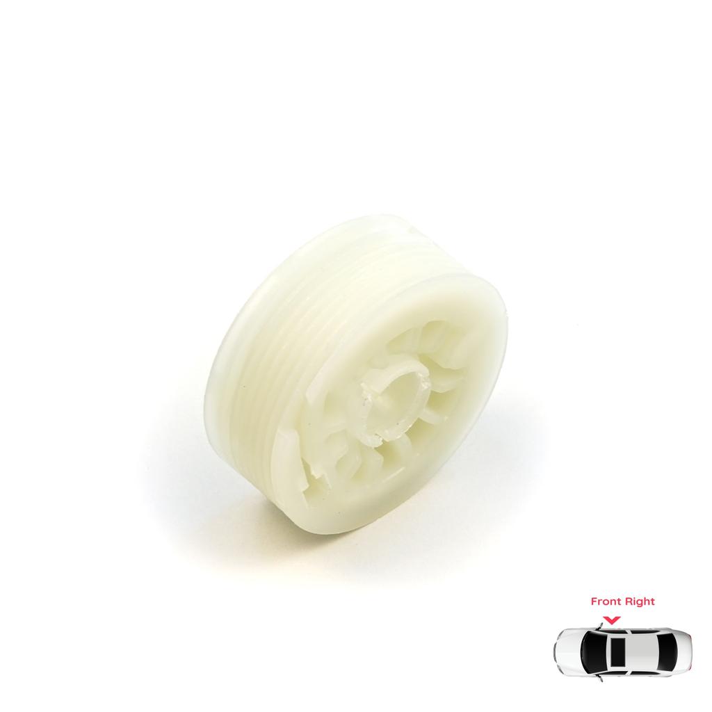 V2BWR5222 Window Regulator Repair Cable Roll Gear Reel Wheel Pulley Front Right for Hyundai I30 MK2 GD 2011-2017 Kia Ceed MK2 JD 2012-2018 5-Door