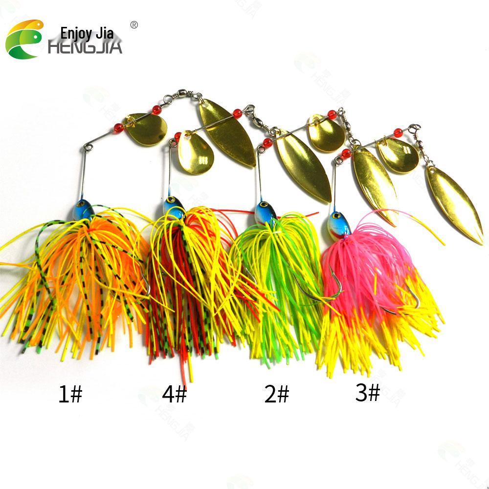 HENGJIA Willow Leaf Bearded Man 17g Spinnerbait Lure