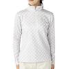 Marie Claire Women's Half-Zip Long Sleeve Shirt 735563WOWT3L