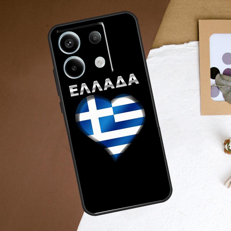 Greece Greek Flag Case For Xiaomi Redmi Note 14 12 11 10 13 15 Pro Plus Redmi 15 13 13C 10C 12C 14C 15C Cover
