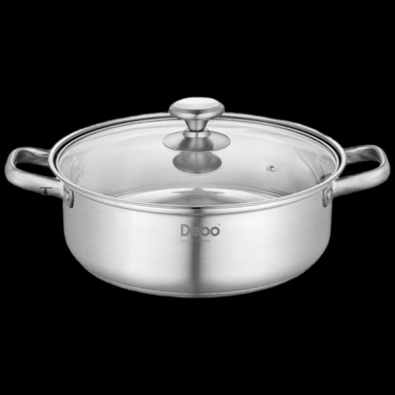 Debo Jason 26cm Stainless Steel Soup Pot with Lid
