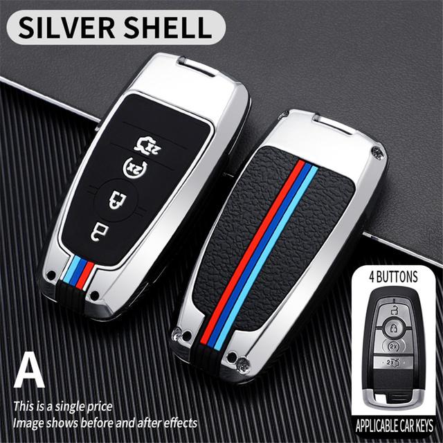 Car Key Case for Ford Fusion Mustang Explorer F150 Edge Mondeo Mk5 Focus Mk4 2019 2020 2021 Covers