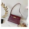Leather Goat Pattern Underarm Women's Versatile Shoulder Underarm Bag Premium Spring and Summer Portable
