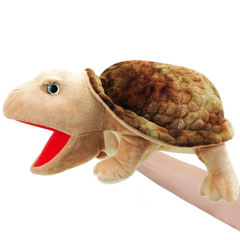 Urocza Pisklę Lalki Ręczne Pluszowa Zabawka Dla Dzieci Do Bajek Gad Stuffed Animal Do Przedszkola I Rodzicielstwa Lalka Wąż Python Żółw)